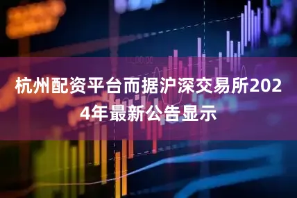 杭州配资平台而据沪深交易所2024年最新公告显示